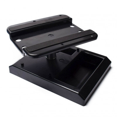 Mekstativ i eloxerat aluminiu med förvaring 199x155x95mm - Svart