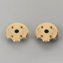 2pcs SCX10 III/Capra Brass Portal Cover Plates Totalvikt 170g