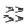 4PCS SCX10 II Aluminum Shock Towers