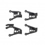 4PCS SCX10 II Aluminum Shock Towers