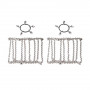 2pcs RC Car Metal Snow Chain Anti-skid Chains-for 108mm Tire