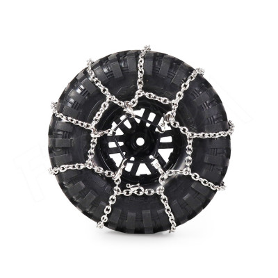 2pcs RC Car Metal Snow Chain Anti-skid Chains-for 120mm Tire