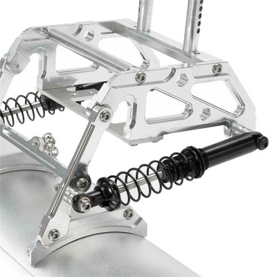 Snöplog i metall med fjädrar