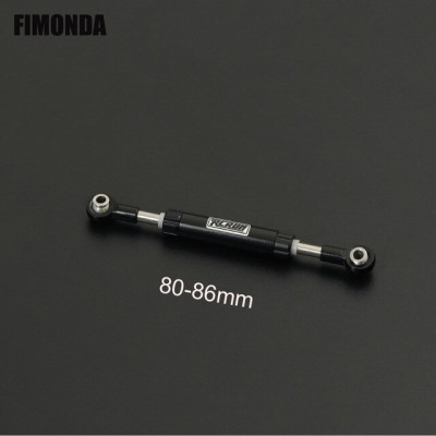 RCRUN Alloy Adjustable Steering Servo Link Rod Panhard Bar
Black 80-86mm