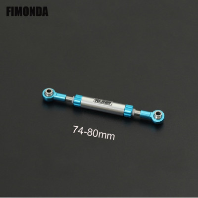 RCRUN Alloy Adjustable Steering Servo Link Rod Panhard Bar
Blue 74-80mm