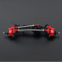 Axial SCX10 III All Metal Front&Rear Portal Axle Red