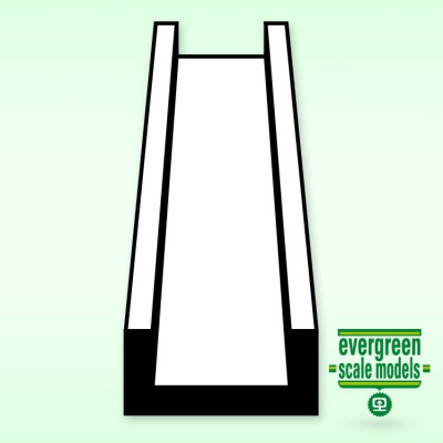 EVERGREEN - Kanalprofil 3.2x350 mm (4) - EVERGREEN