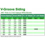 Panel-V Skiva 1x300x600mm 2.5 space-EVERGREEN-14100