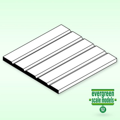 EVERGREEN - Panel-V Skiva 1x150x300mm 1.5 space - EVERGREEN