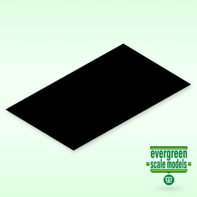 EVERGREEN - Skiva 0.5x150x300 mm svart (3) - EVERGREEN
