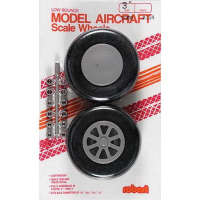 ROBART - Hjul skala spårmönster 76mm - ROBART