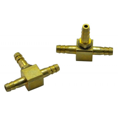 ROBART - T-koppling Mässing för 1/16&quot