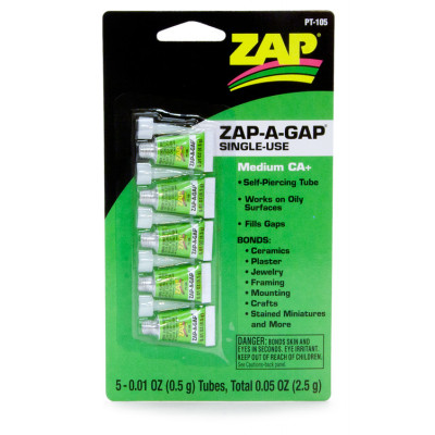 ZAP - ZAP-A-GAP One-time-Use CA 5x0.5gr - ZAP