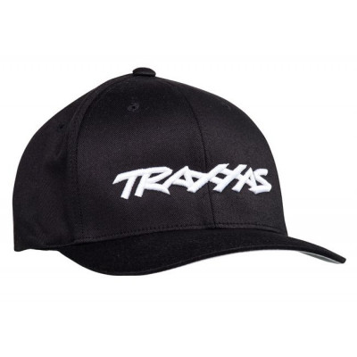 TRAXXAS - Keps Svängd Skärm Svart Traxxas Logo L-XL - TRAXXAS