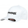 TRAXXAS - Keps Svängd Skärm Vit Traxxas Logo S-M - TRAXXAS