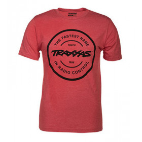 TRAXXAS - T-shirt Röd Rund Traxxas-logga XXL (Premium) - TRAXXAS