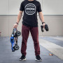 T-shirt Svart Rund Traxxas-logga M-TRAXXAS-1360-M