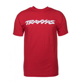 TRAXXAS - T-shirt Röd Traxxas-logga M - TRAXXAS