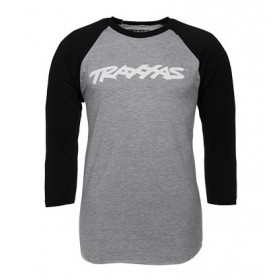 TRAXXAS - Tröja Långärmad Grå/Svart Traxxas-logga XL (Premium) - TRAXXAS