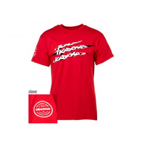 TRAXXAS - T-shirt Röd Traxxas-logga Riven M - TRAXXAS