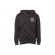 TRAXXAS - Hoodie med Blixtlås Svart Traxxas-logga M - TRAXXAS