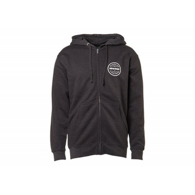 TRAXXAS - Hoodie med Blixtlås Svart Traxxas-logga M - TRAXXAS