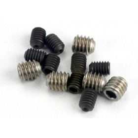 TRAXXAS - Stoppskruv M3x4mm (8) M4x4mm (4) - TRAXXAS