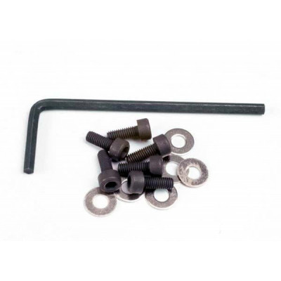 TRAXXAS - Skruvsats M3x8mm / Brickor (6) - TRAXXAS
