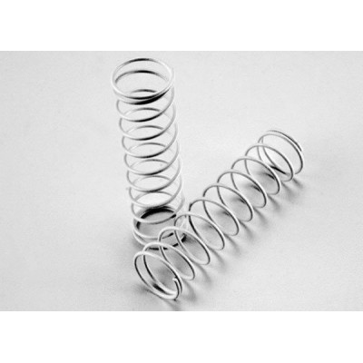 TRAXXAS - Stötdämparfjädrar Bak Vita (2) - TRAXXAS