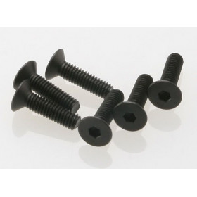TRAXXAS - Skruv M4x15mm Försänkt Insex (6) - TRAXXAS