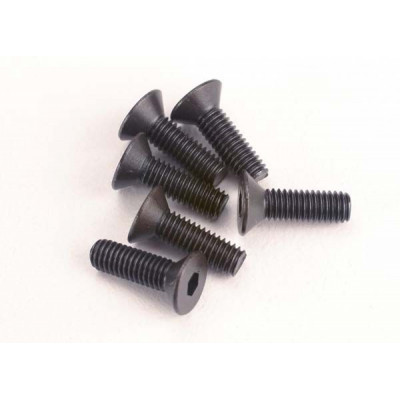 TRAXXAS - Skruv M3x10mm Försänkt Insex (6) - TRAXXAS