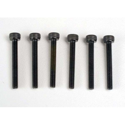 TRAXXAS - Skruv M3x23mm Hög Insex (6) - TRAXXAS