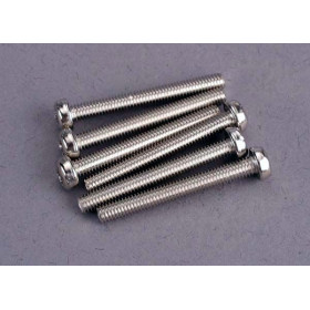 TRAXXAS - Skruv M3x25mm Rund (6) - TRAXXAS
