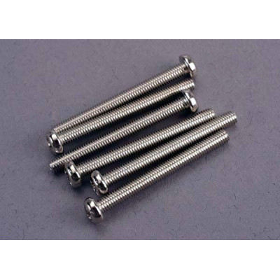 TRAXXAS - Skruv M3x30mm Rund (6) - TRAXXAS