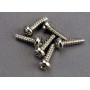 TRAXXAS - Skruv 3x10mm Självgängande (6) - TRAXXAS