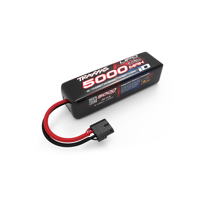 4S LiPo Batteri 5000mAh med iD-Kontakt 14.8V 25C