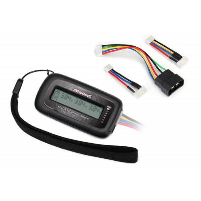 TRAXXAS - Li-Po Voltmätare/Balanserare med Adapter-Kabel - TRAXXAS