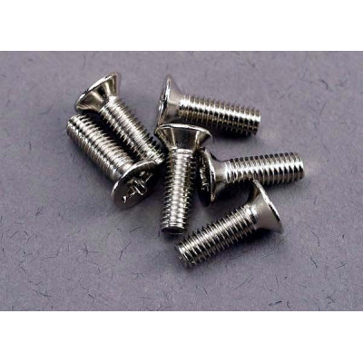 TRAXXAS - Skruv M3x10mm Försänkt (6) - TRAXXAS