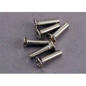 TRAXXAS - Skruv M3x12mm Försänkt (6) - TRAXXAS