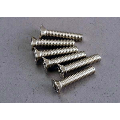 TRAXXAS - Skruv M3x15mm Försänkt (6) - TRAXXAS
