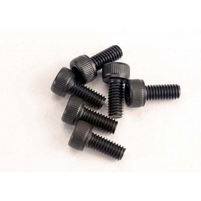 TRAXXAS - Skruv M2,5x6mm Hög Insex (6) - TRAXXAS