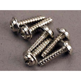 TRAXXAS - Skruv 3x12mm Självgängande med Krage (6) - TRAXXAS