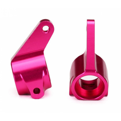 TRAXXAS - Styrspindel Aluminium Rosa (Par) - TRAXXAS