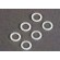 TRAXXAS - Bricka 5x8x1mm Nylon (6) - TRAXXAS