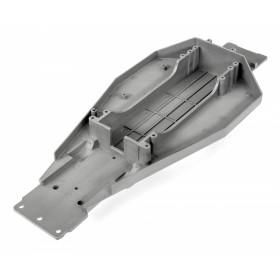 TRAXXAS - Chassi Bottenplatta Grå (Långt Batteri) Bandit/Rustler - TRAXXAS
