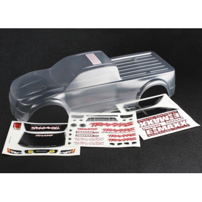 TRAXXAS - Kaross E-Maxx Brushless Omålad - TRAXXAS