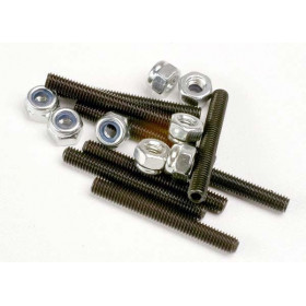 TRAXXAS - Stoppskruv M3x25mm (8) Låsmutter 3mm (8) - TRAXXAS