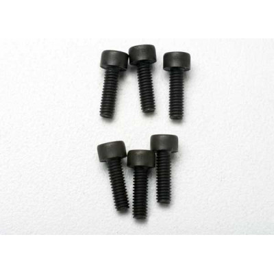 TRAXXAS - Skruv M2,5x8mm Hög Insex (6) - TRAXXAS