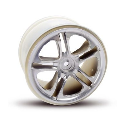 TRAXXAS - Fälg Split-Spoke Matt Krom (14mm) 3.8&quot