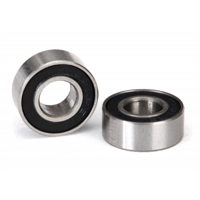 TRAXXAS - Kullager 6x13x5mm Gummitätat Svart (2) - TRAXXAS